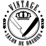 Logo Vintage salon de Barbier