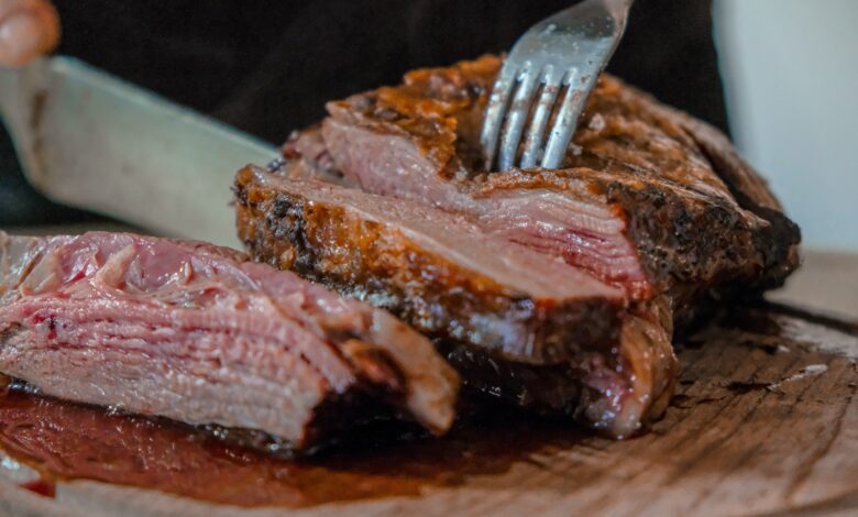 Steak dans un restaurant de grillades à Sherbrooke